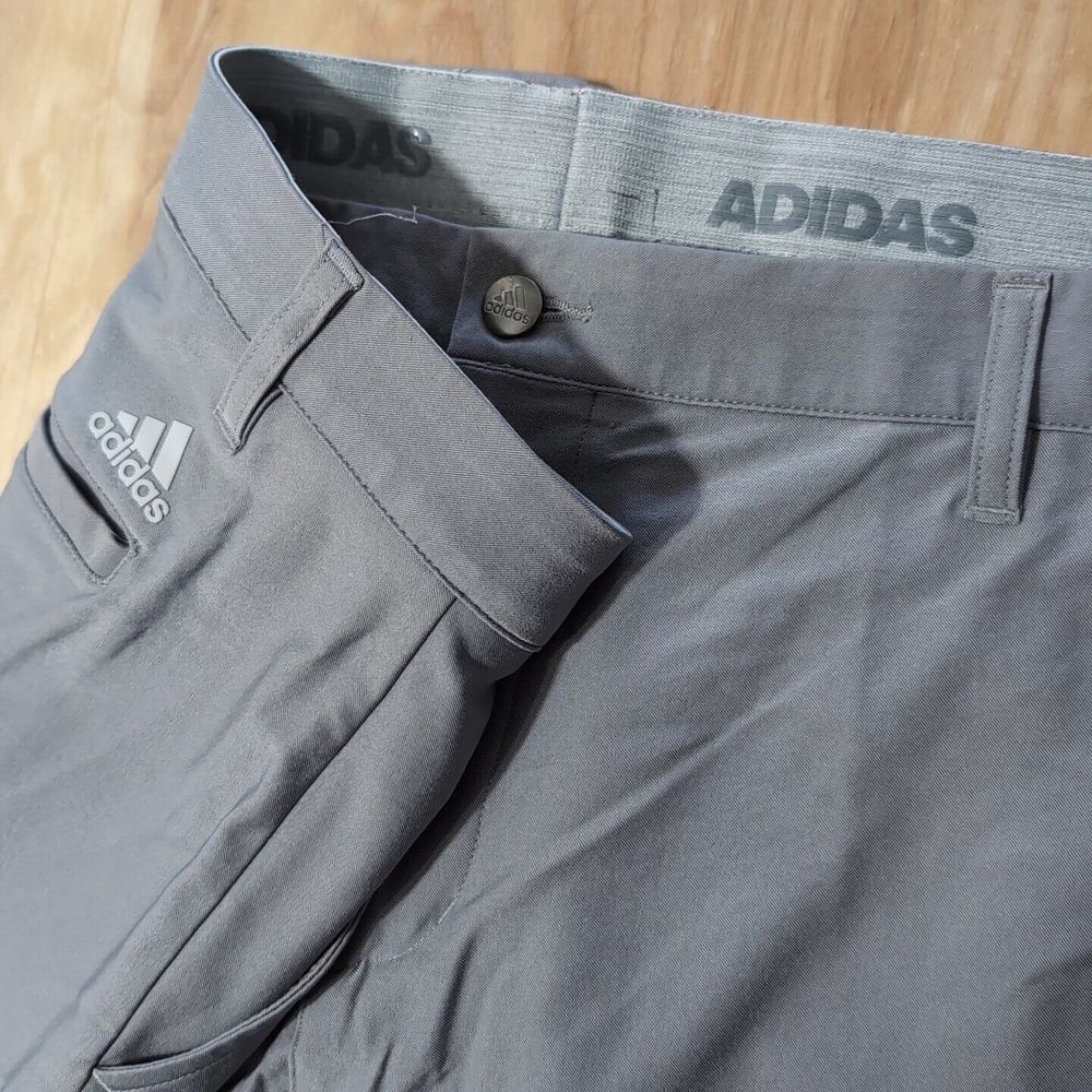 Adidas Stretch Golf 365 Pants Men's 39x30" Stretch Straight‎ Pleated Nylon